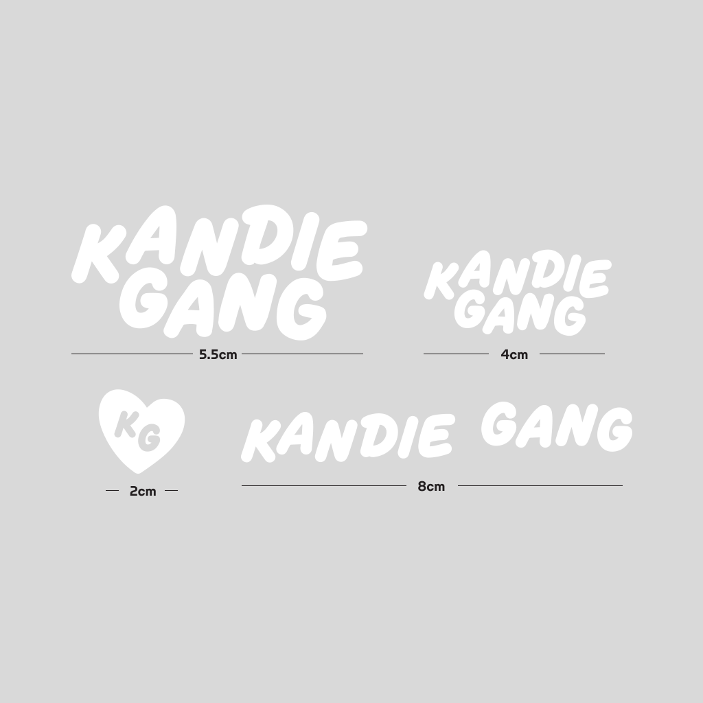 Kandie Gang Decal Set